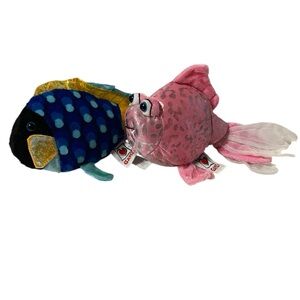 Webkinz Lil Kinz Fish Plush Bundle Blue Triggerfish
Pink Glitter Fish Toy Lot